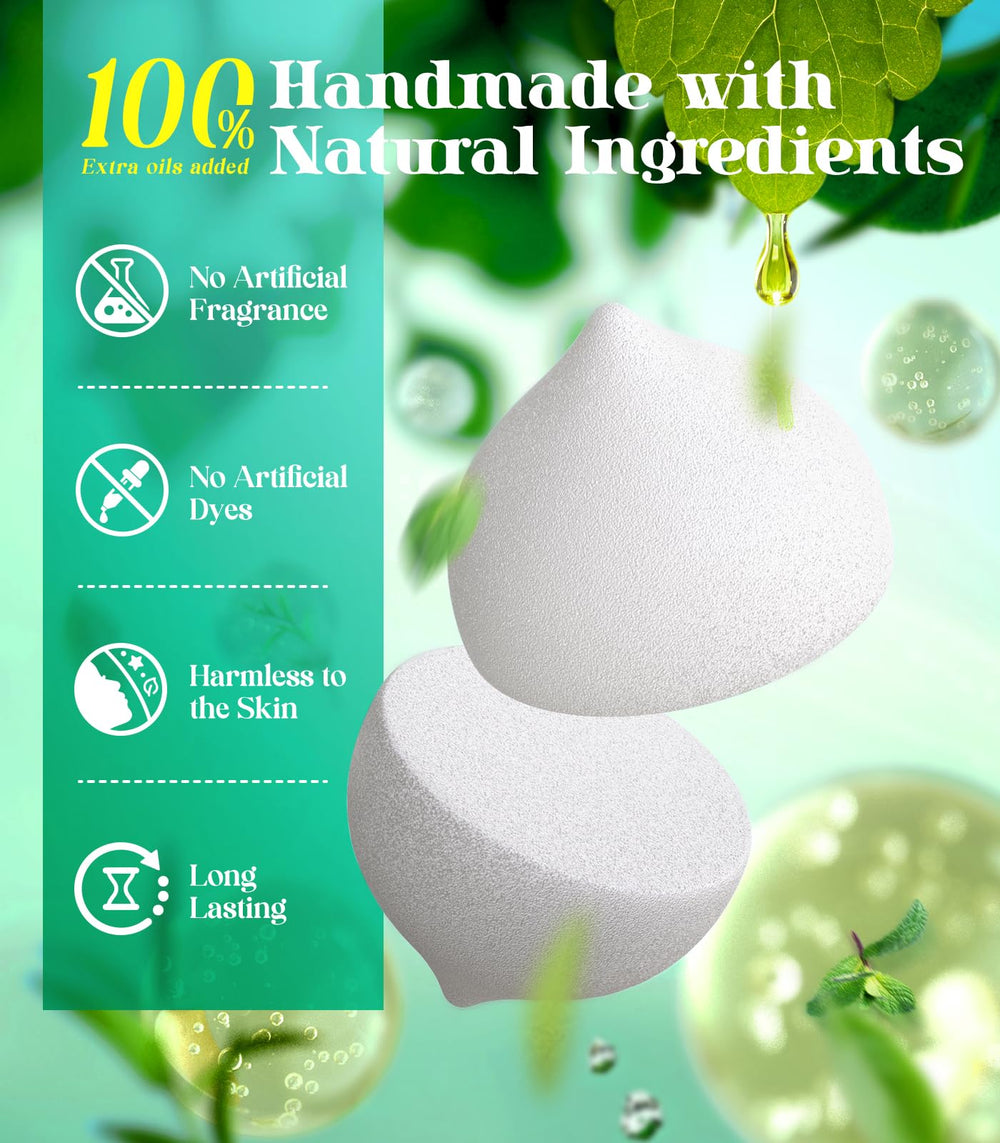 POPCHOSE eucalyptus-mint-tablet shower steamer releases a cooling aroma