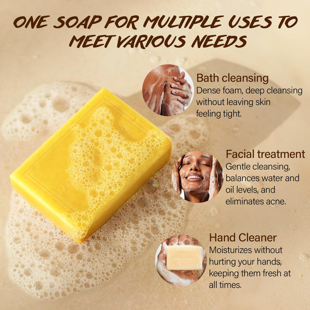POP MODERN.C gift packaging highlights premium natural soap set.