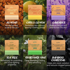 POP MODERN.C lavender soap soothes senses while cleansing gently.