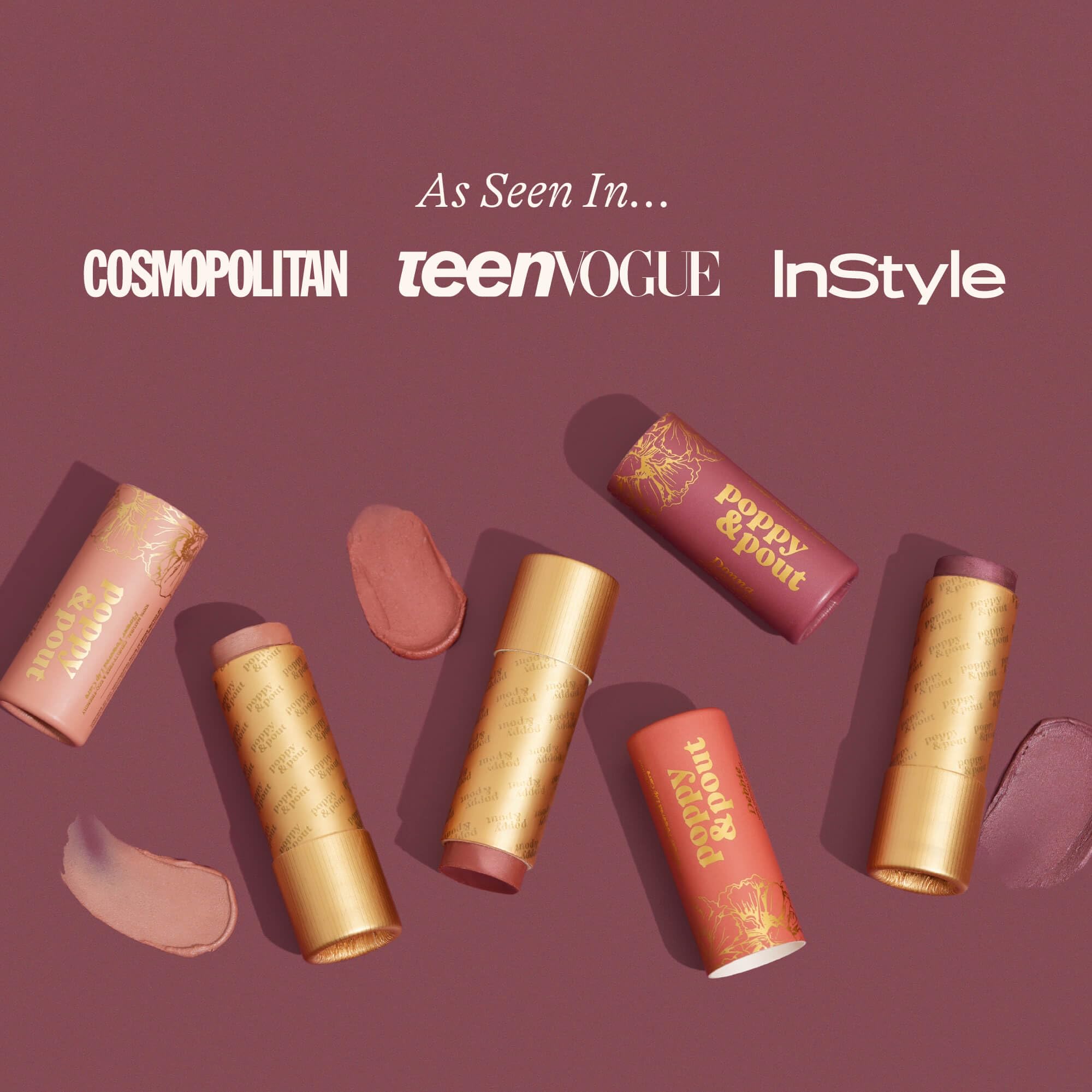 Poppy & Pout 0.30 oz tube provides more product per use