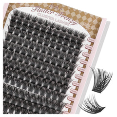 PopUp cluster lashes 168pcs wispy style for daily wear