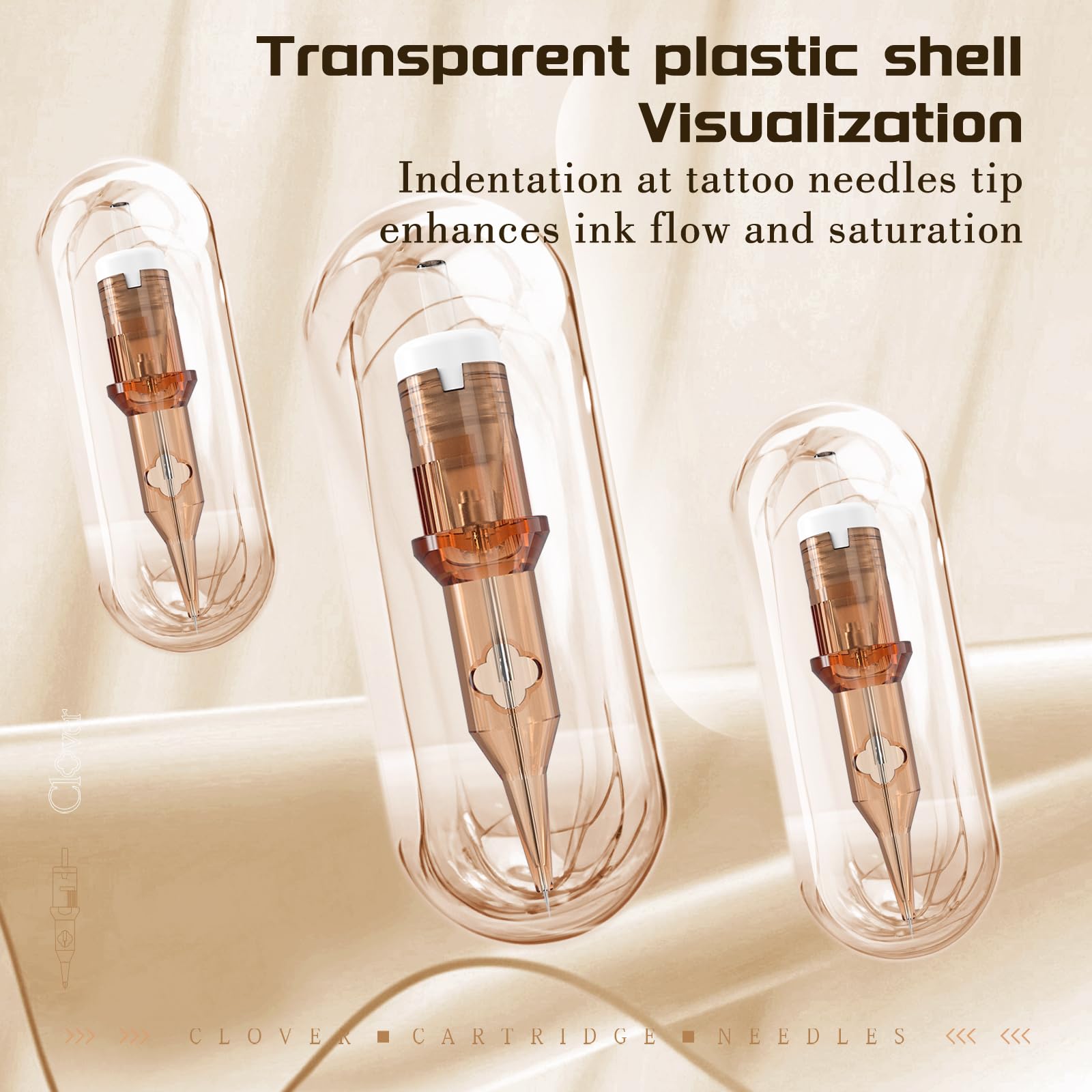 POPUPMU slender needle port supports reduced ink jetting and clean results.