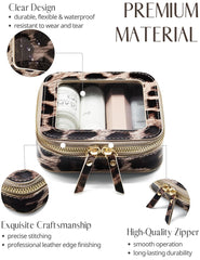Popvibe leopard faux leather pouch highlighting durable material and chic style