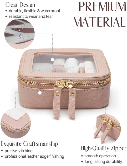Popvibe saffiano faux leather outer for a durable, luxurious look.
