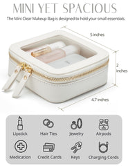 Popvibe saffiano leather exterior emphasizes scratch resistance and easy cleaning.
