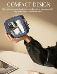 Popvibe Travel purse organizer keeps cords, lip balms, and jewelry visible