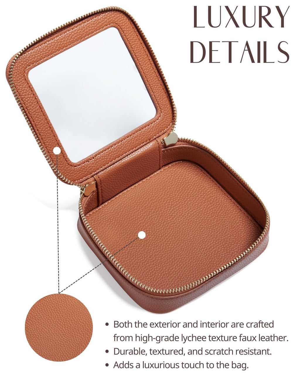 Popvibe Water-resistant material keeps contents protected during commutes.
