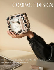 Popvibe zippered travel makeup bag ready for on-the-go organization