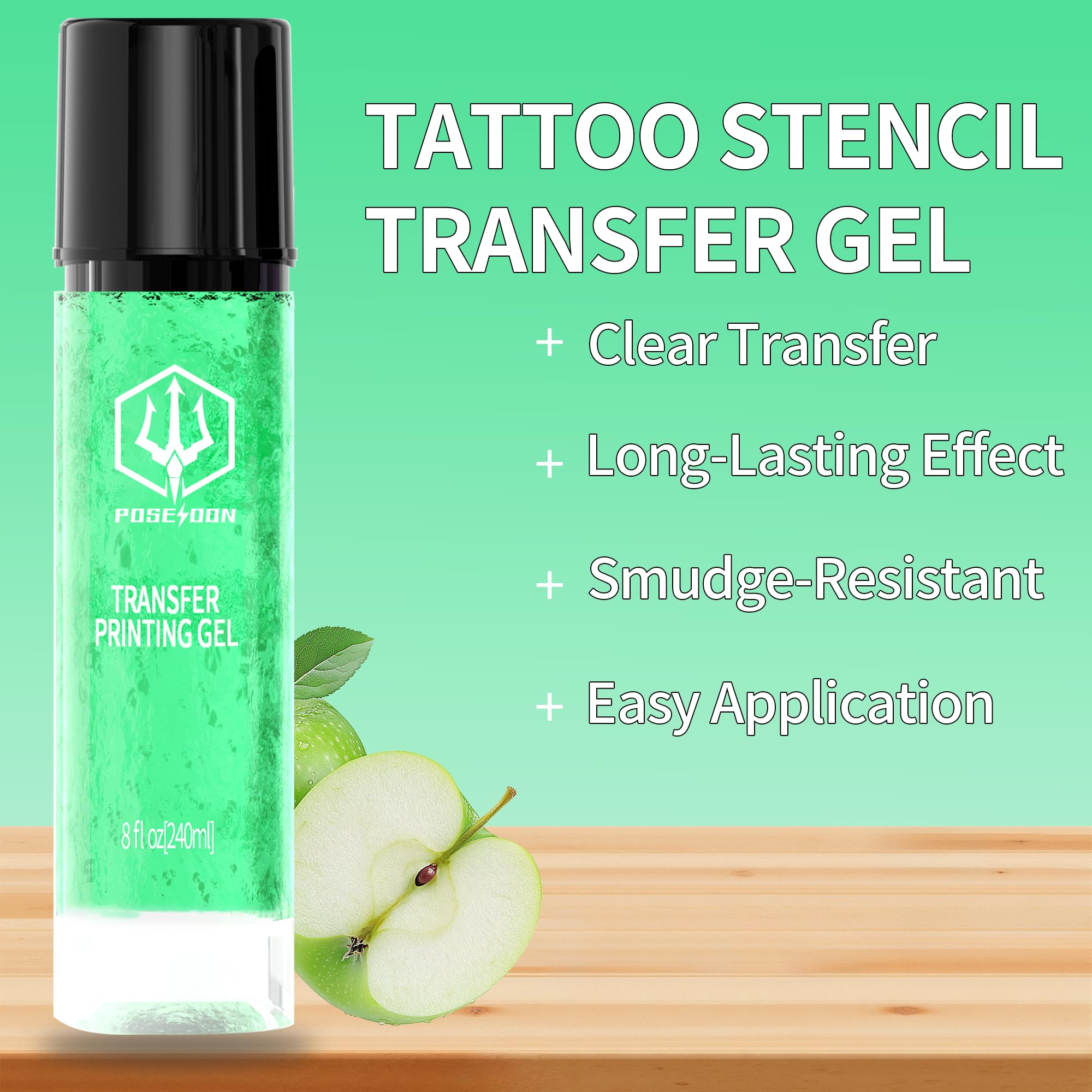 POSEIDON transfer gel applied with gloves for clean results