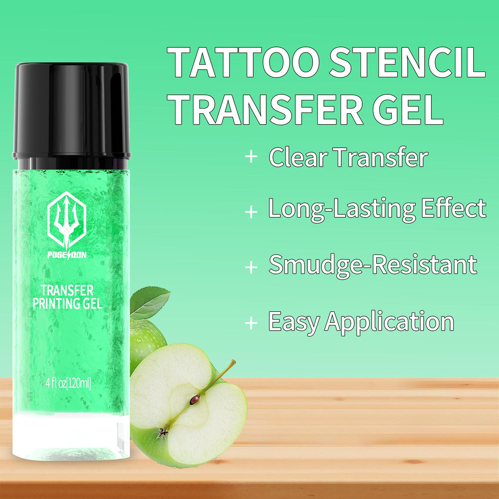 POSEIDON transfer gel offers long-lasting, quick-drying stencils that stay put.