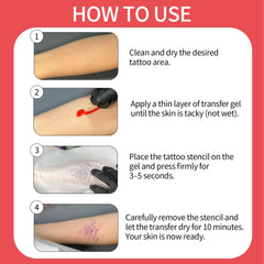 POSEIDON skin-safe transfer gel label emphasizing non-toxic formula