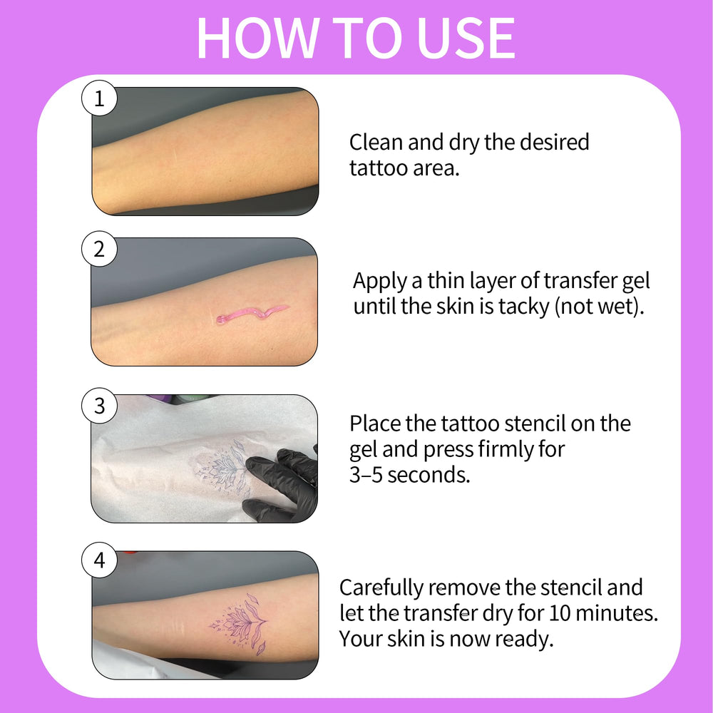 POSEIDON transfer gel easy application for professionals and beginners