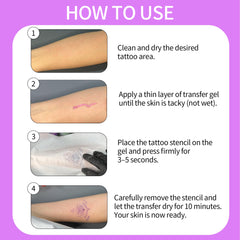 POSEIDON transfer gel easy application for professionals and beginners