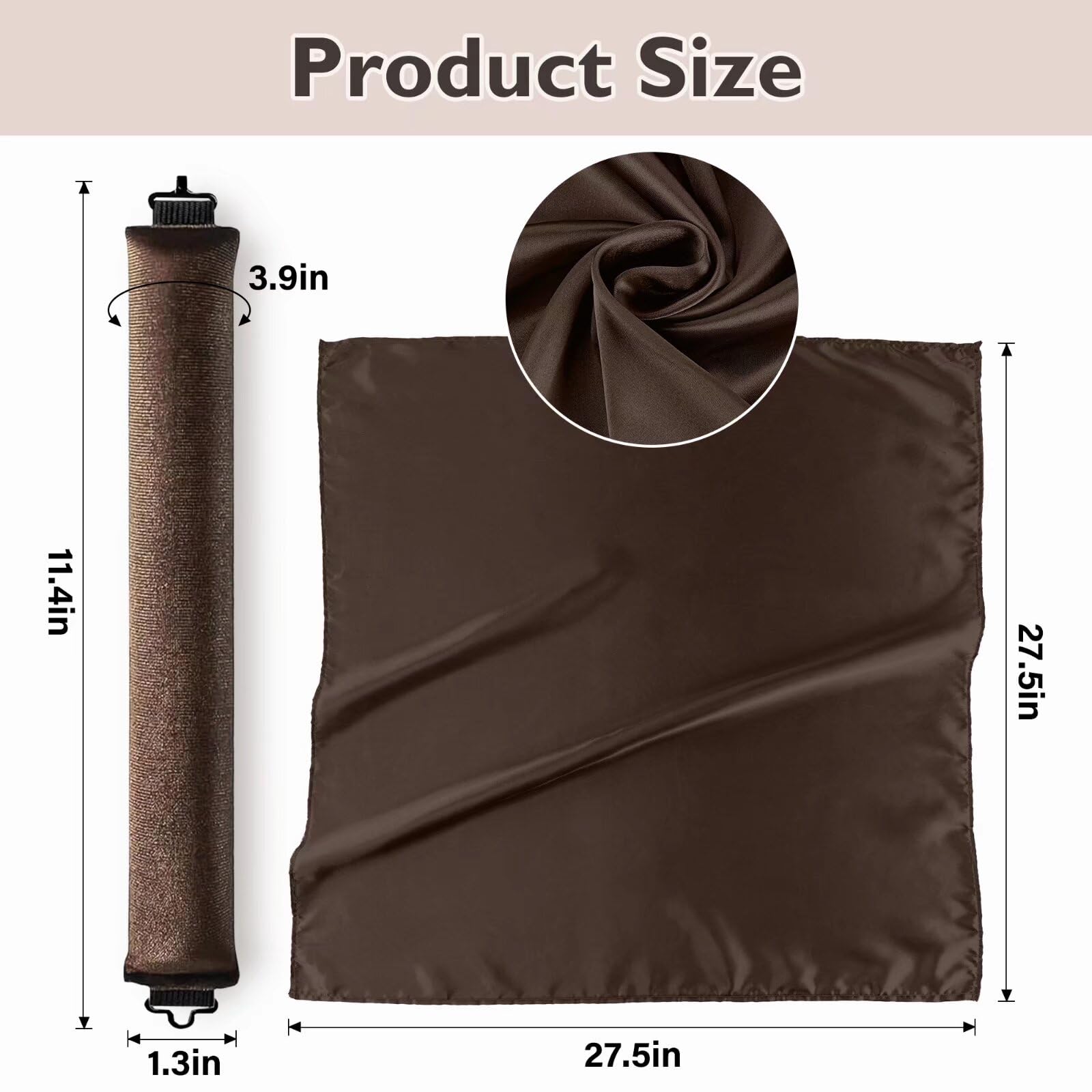 Posicurly 11.4-inch length supports versatile wrapping for different looks