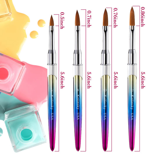 Potchen round-handle nail brush for comfortable grip and precision.