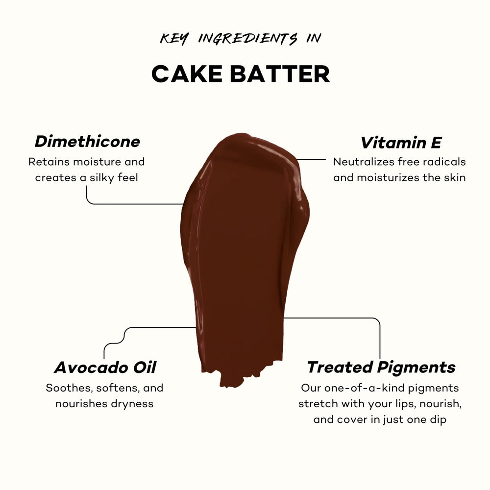 Pound Cake Cake Batter hydrating formula keeps lips comfortable