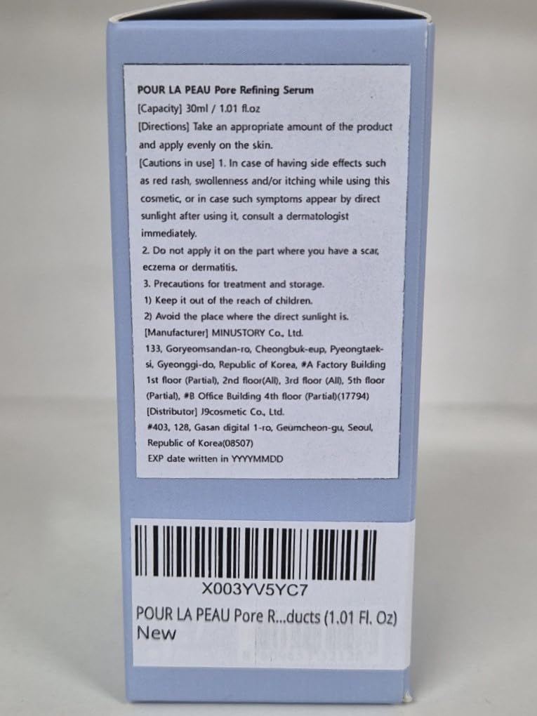 Pour La Peau multi action serum focus on pores and hydration.