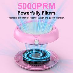 PowCube efficient dust capture reduces mess around the workspace.