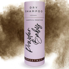 Powder Baby chestnut tint bottle for quick color-matched refresh