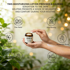 POYICGS Alcura Nerve Cream on legs and feet after activity