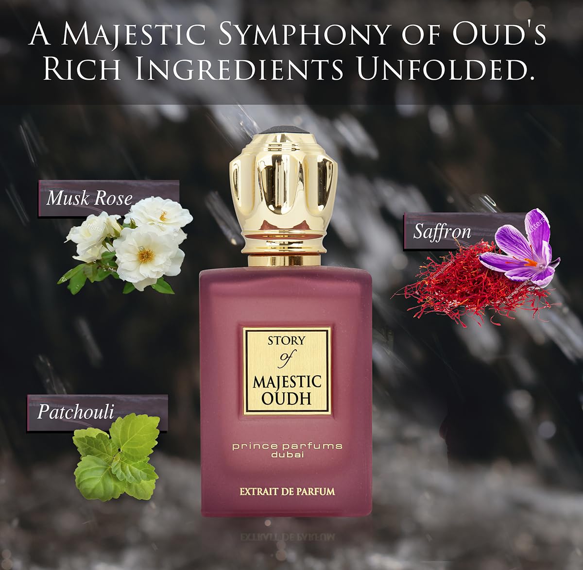 Prince Parfums Dubai Azura Bergamot bottle, fresh citrus and elegance.