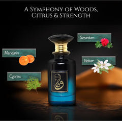 Prince Parfums Dubai Bois de Guaiac bottle, refined woody note.