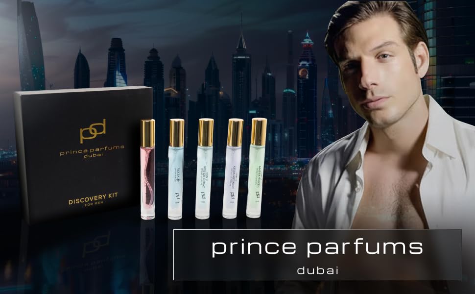 Prince Parfums Dubai Majestic Oudh bottle, luxurious statement scent.