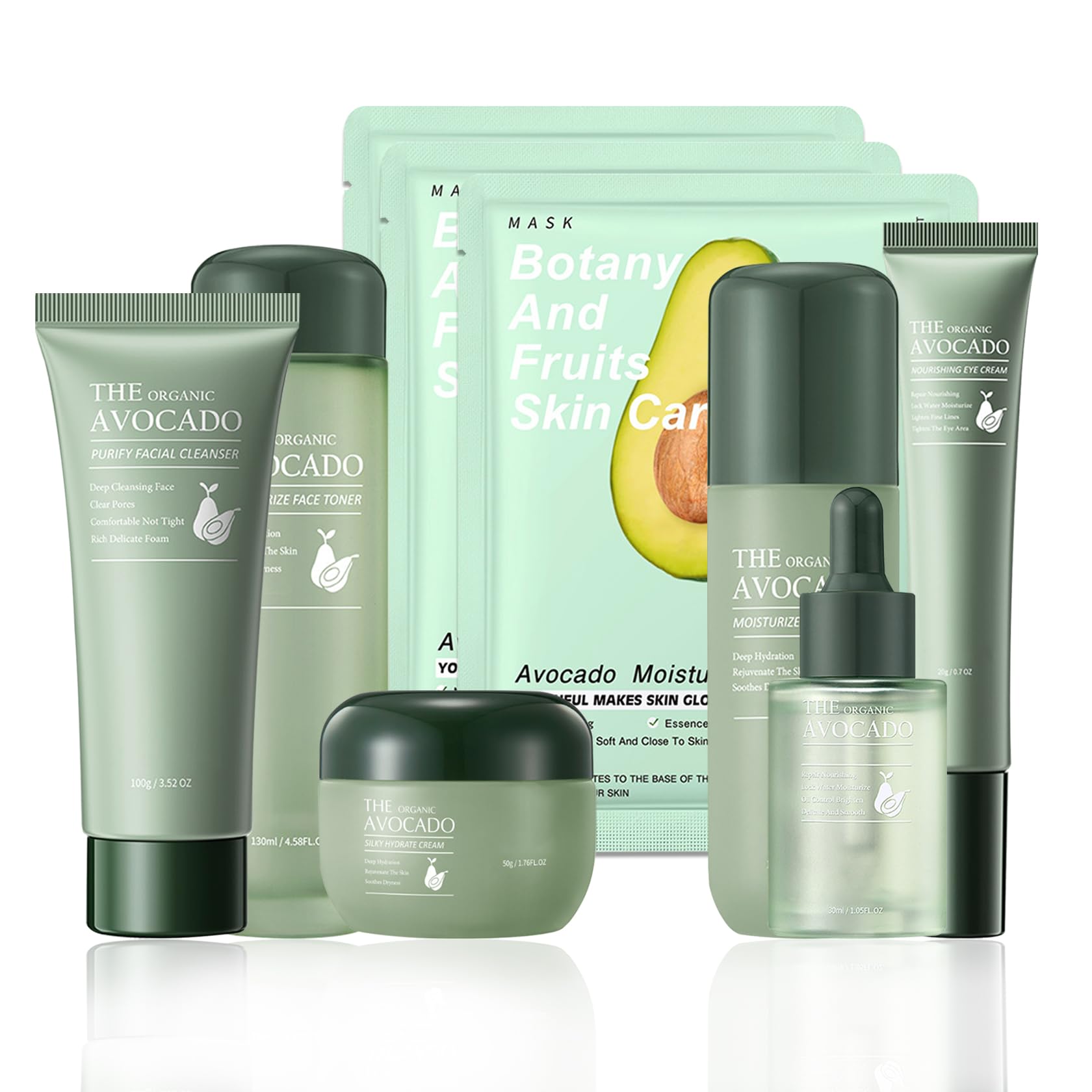 PPPanYiDi Avocado Cleanser bottle for refreshing cleanse and oil control