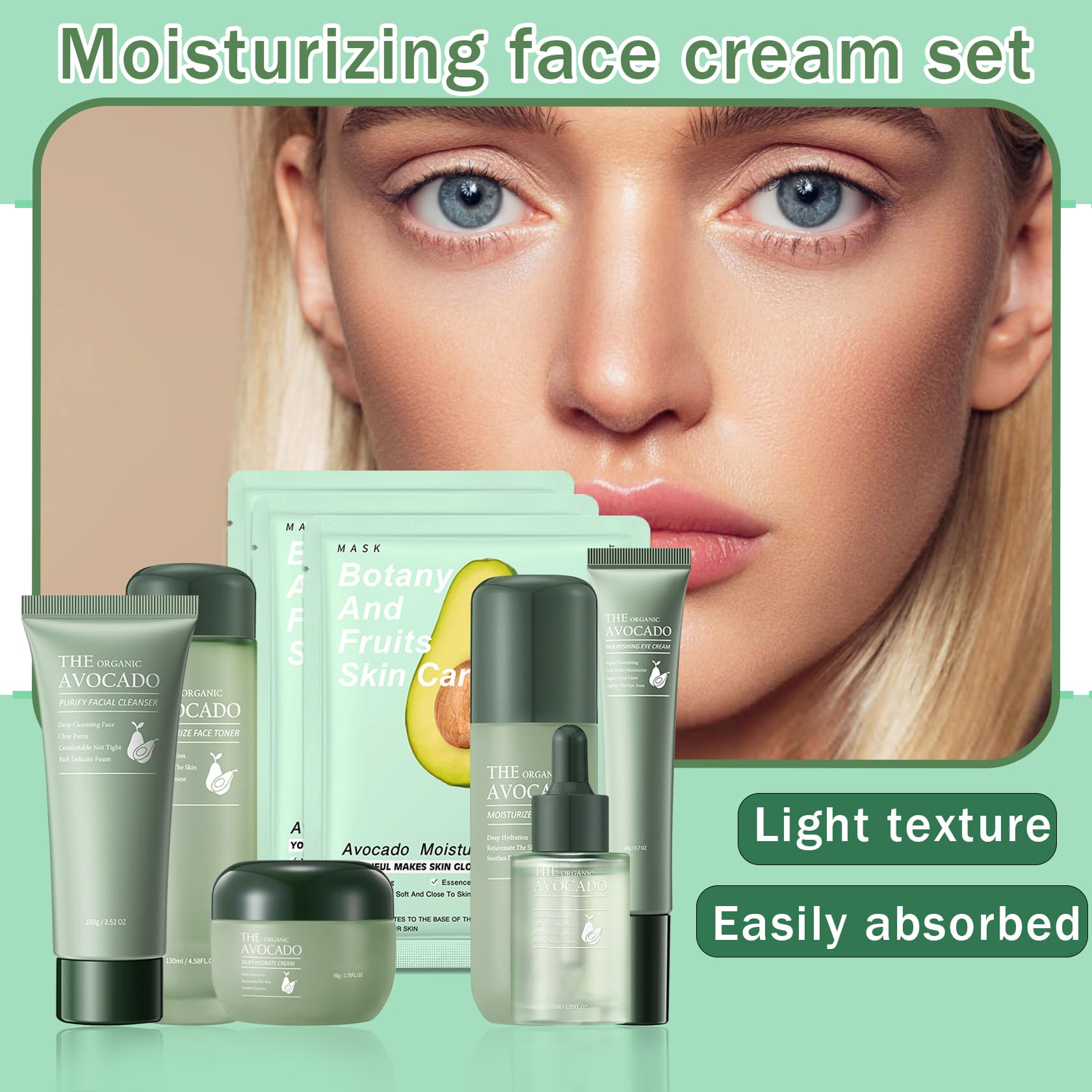 PPPanYiDi Avocado Toner bottle to refine pores and prep skin