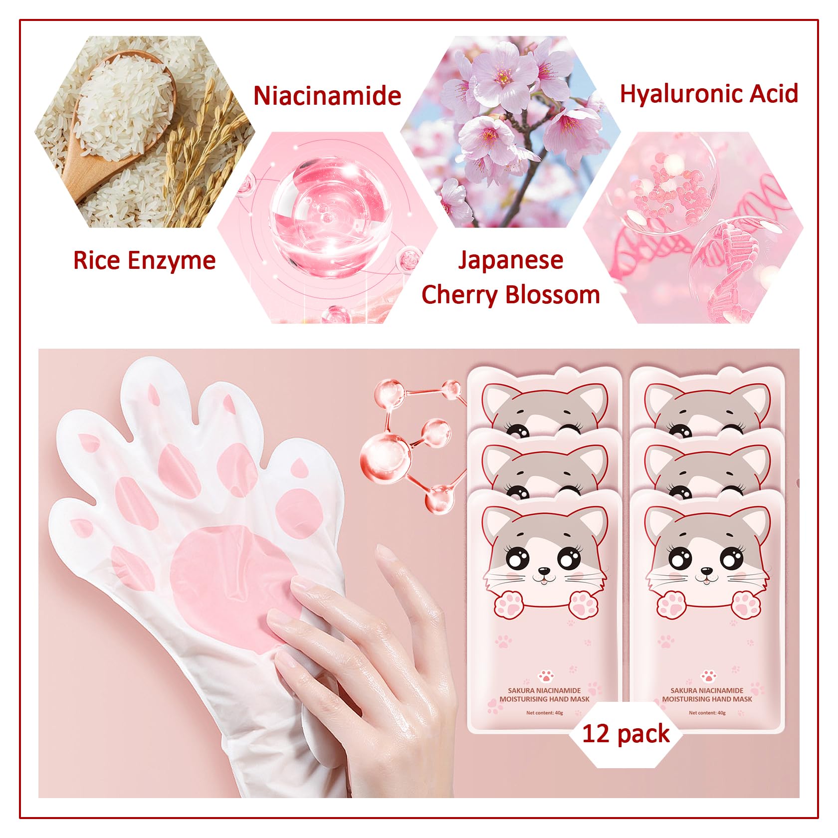 PPPanYiDi hand masks being applied during a 15–20 minute at-home spa session