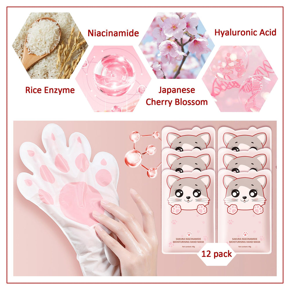PPPanYiDi hand masks being applied during a 15–20 minute at-home spa session