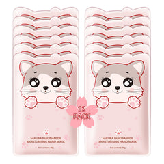 PPPanYiDi hand masks packaging shows a gift-ready set for pampering dry hands