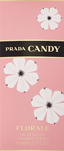 Prada Candy Florale bottle side profile for confident daytime wear.