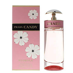 Prada Candy Florale display setup suggesting spring collection.