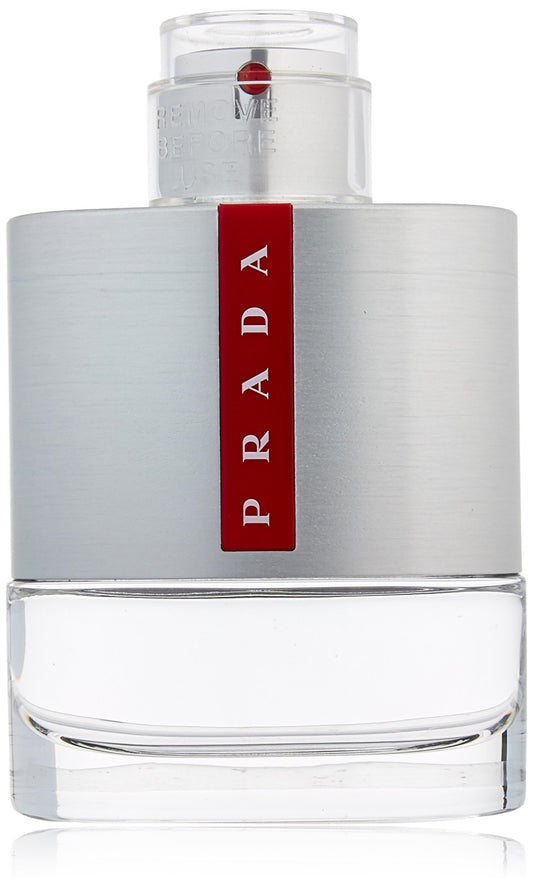 Prada Luna Rossa for Men EDT spray bottle, sleek design for confident daytime wear.