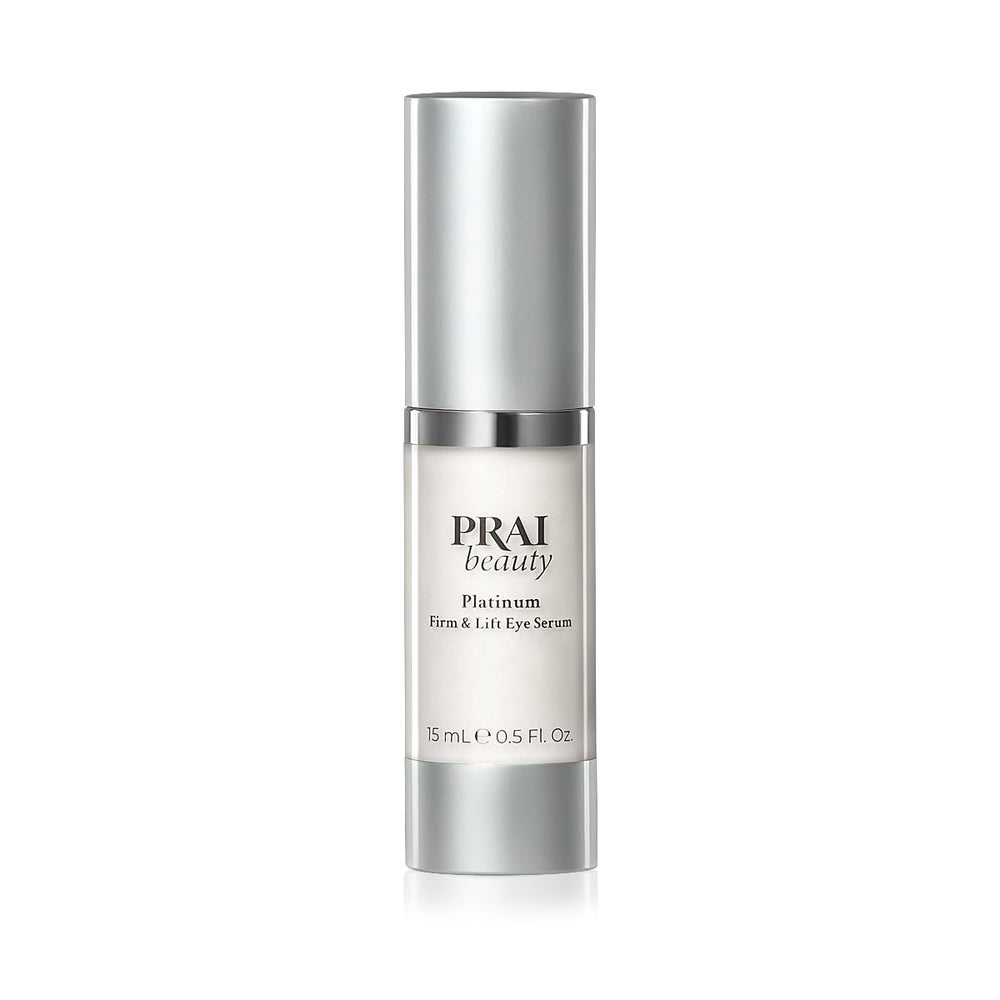 Close-up of PRAI serum texture showing smooth hydration