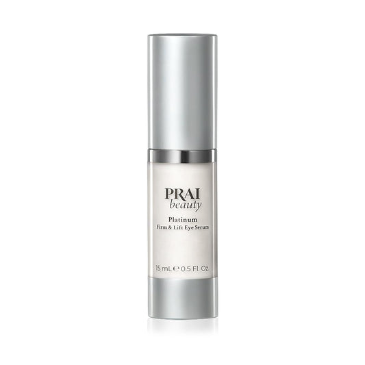 Close-up of PRAI serum texture showing smooth hydration