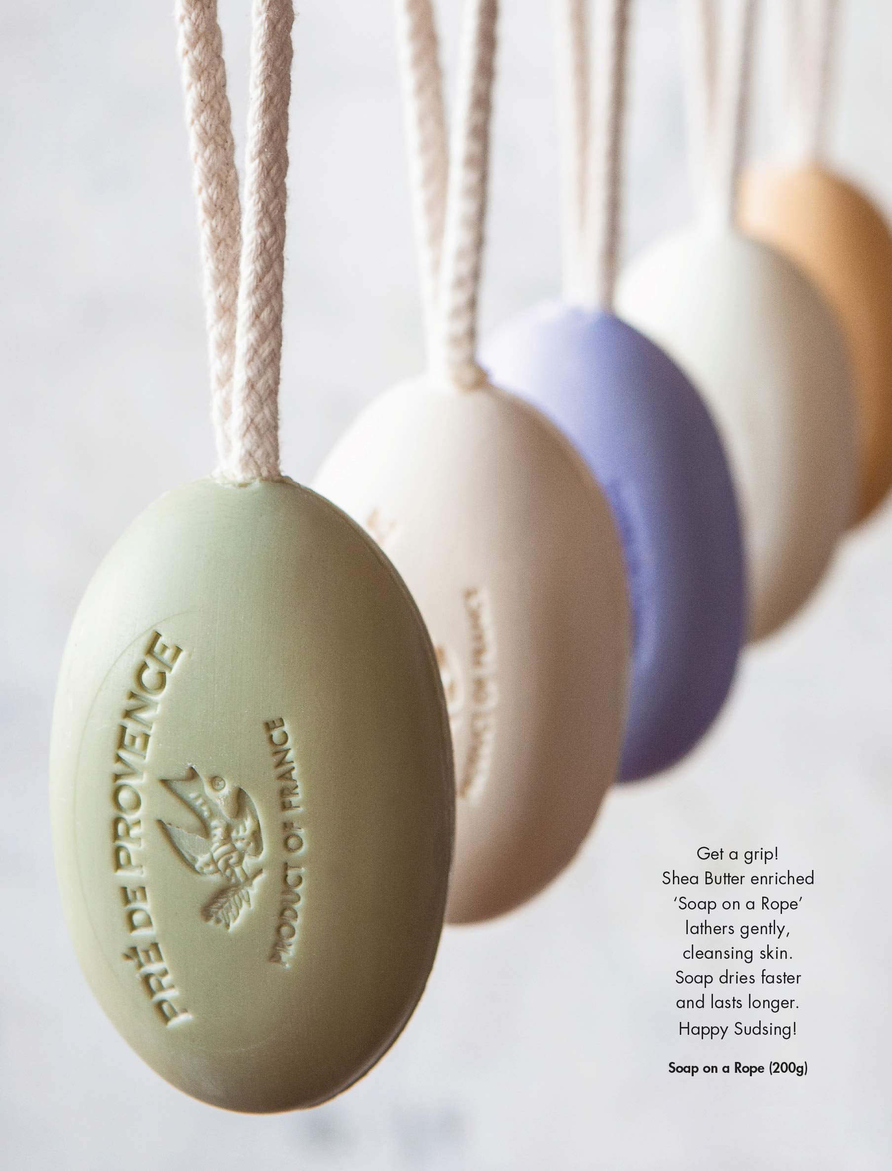 French-made craftsmanship from Provence in a luxury soap bar.
