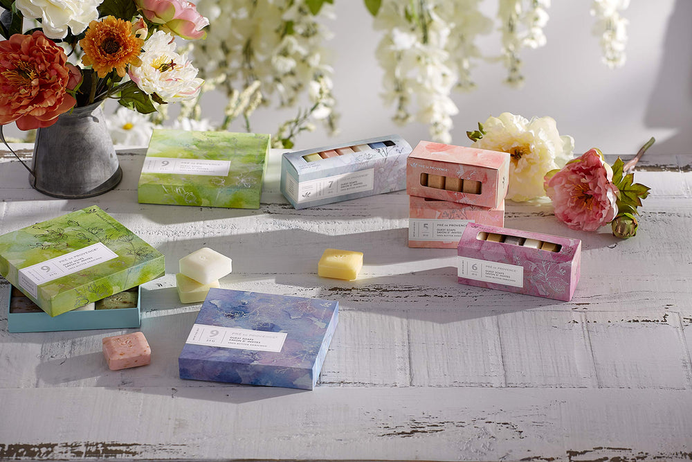 Pre de Provence guest gift soap Coconut delivering creamy hydration during daily wash.