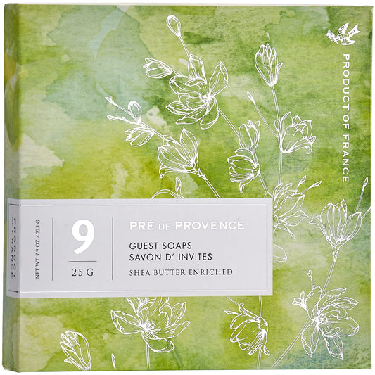 Pre de Provence guest gift soap Lavender for calming aroma in the bathroom.