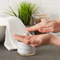 Pre de Provence hand soap Lily Valley with Shea butter strengthens skin during cleansing.