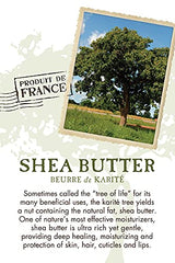 Pre de Provence Shea Butter Soap Bar in hand for moisturizing skin