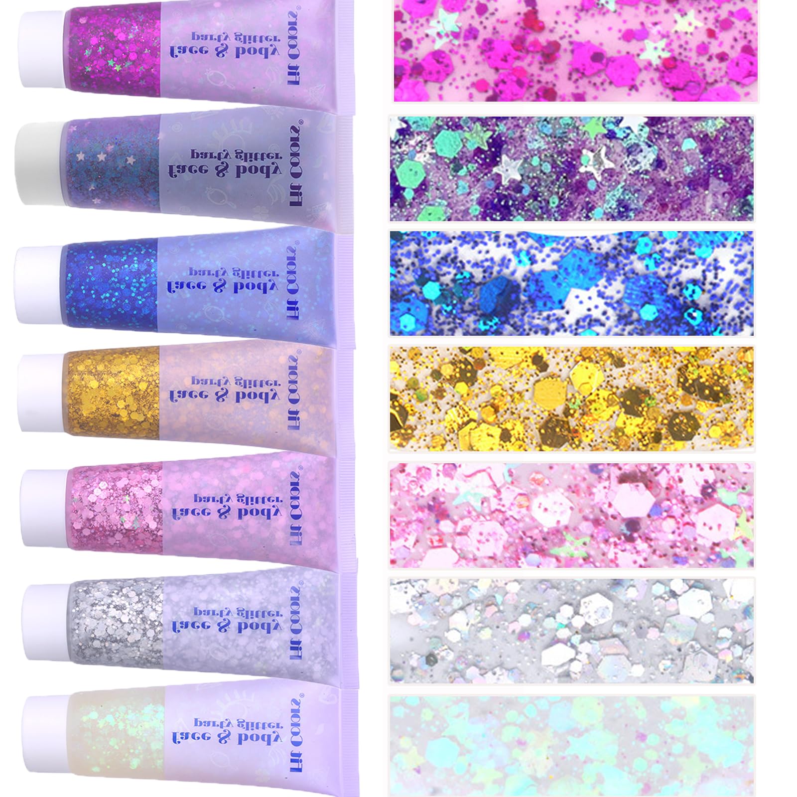 Prehot pink glitter tube for bold party looks