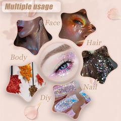 Prehot rose glitter tube provides radiant cheeks and glow