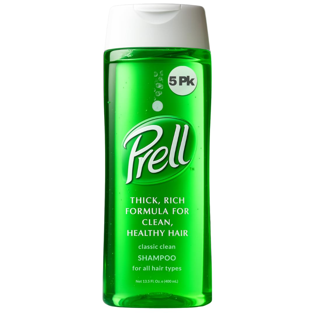 Prell Original Green Shampoo bottle front for everyday cleansing