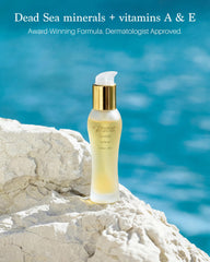 Premier Dead Sea Classic Eye Serum mineral-rich formula supports skin radiance.