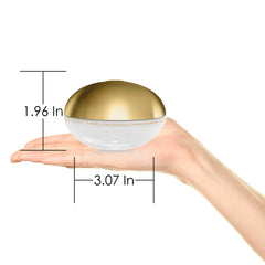 Premier Dead Sea Instant Stretching Mask jar on vanity highlights premium packaging