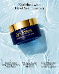 Cream blends Dead Sea minerals for a nourishing, skin-smoothing experience