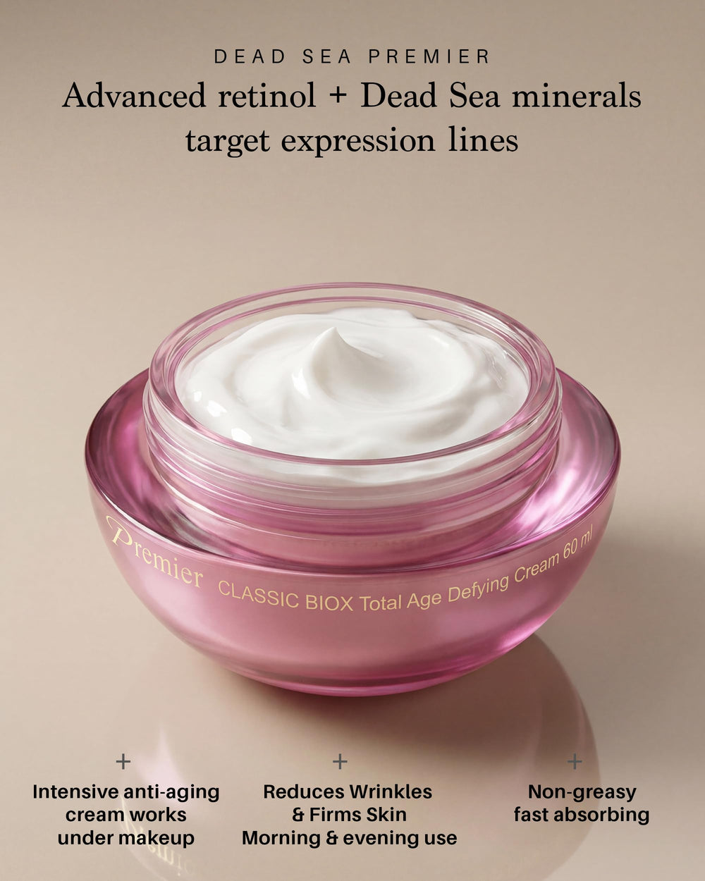 Dead Sea minerals enrich Premier BIOX formula