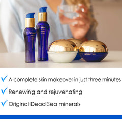 Massage action with Premier Dead Sea Refining Peeling Gel demonstrates daily ritual